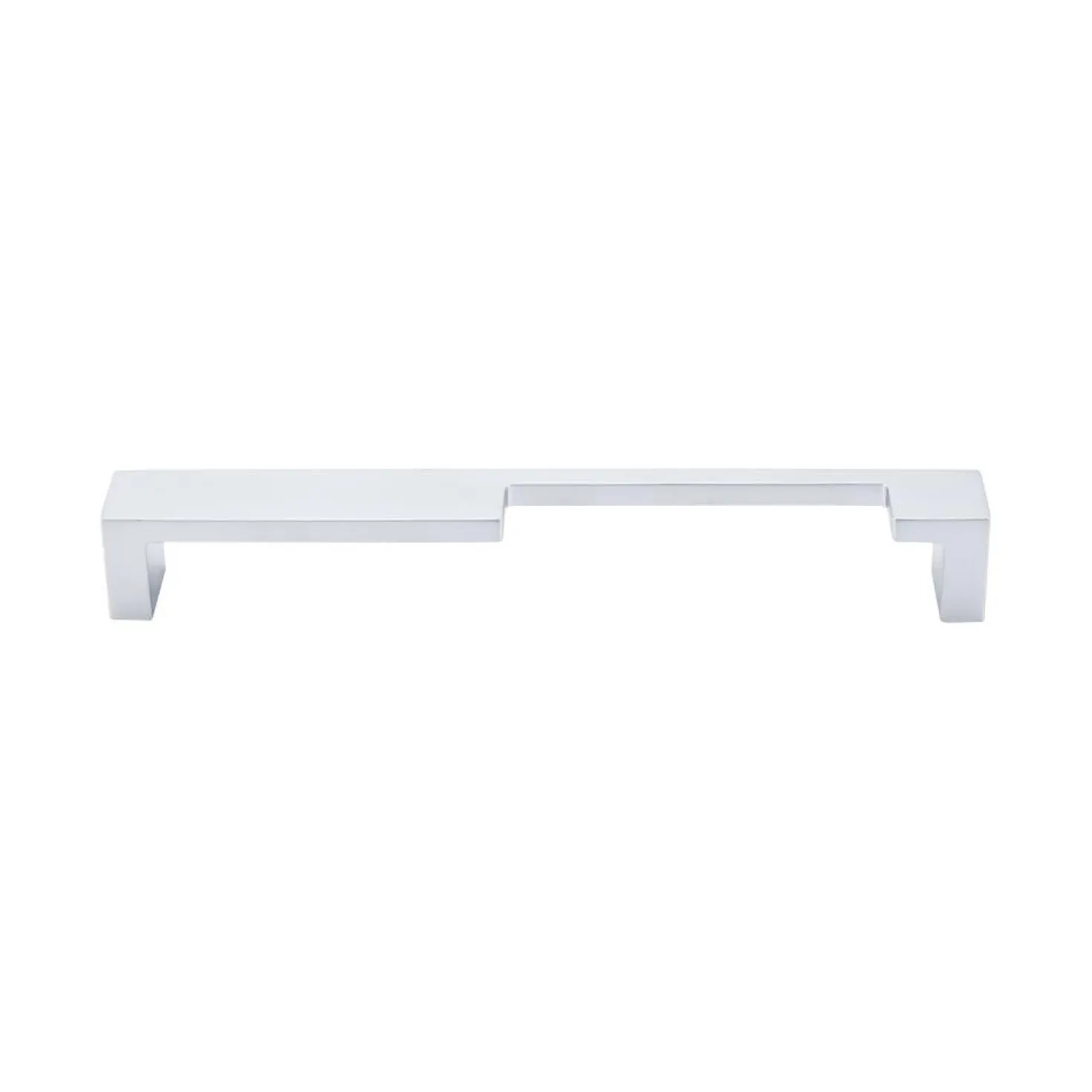 Top Knobs Modern Metro Notch Pull B in Aluminum