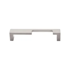 Top Knobs Modern Metro Notch Pull B in Aluminum
