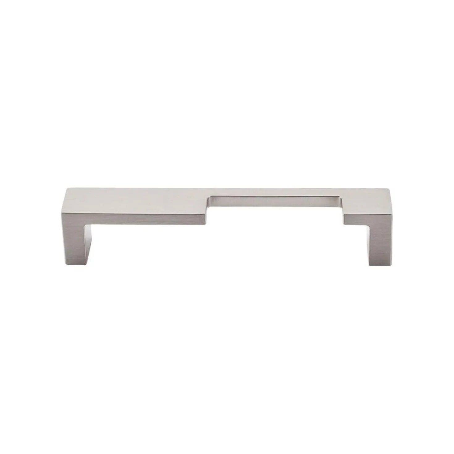 Top Knobs Modern Metro Notch Pull B in Aluminum