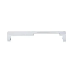 Top Knobs Modern Metro Notch Pull B in Aluminum
