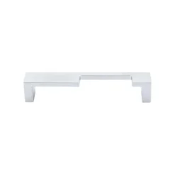 Top Knobs Modern Metro Notch Pull B in Aluminum