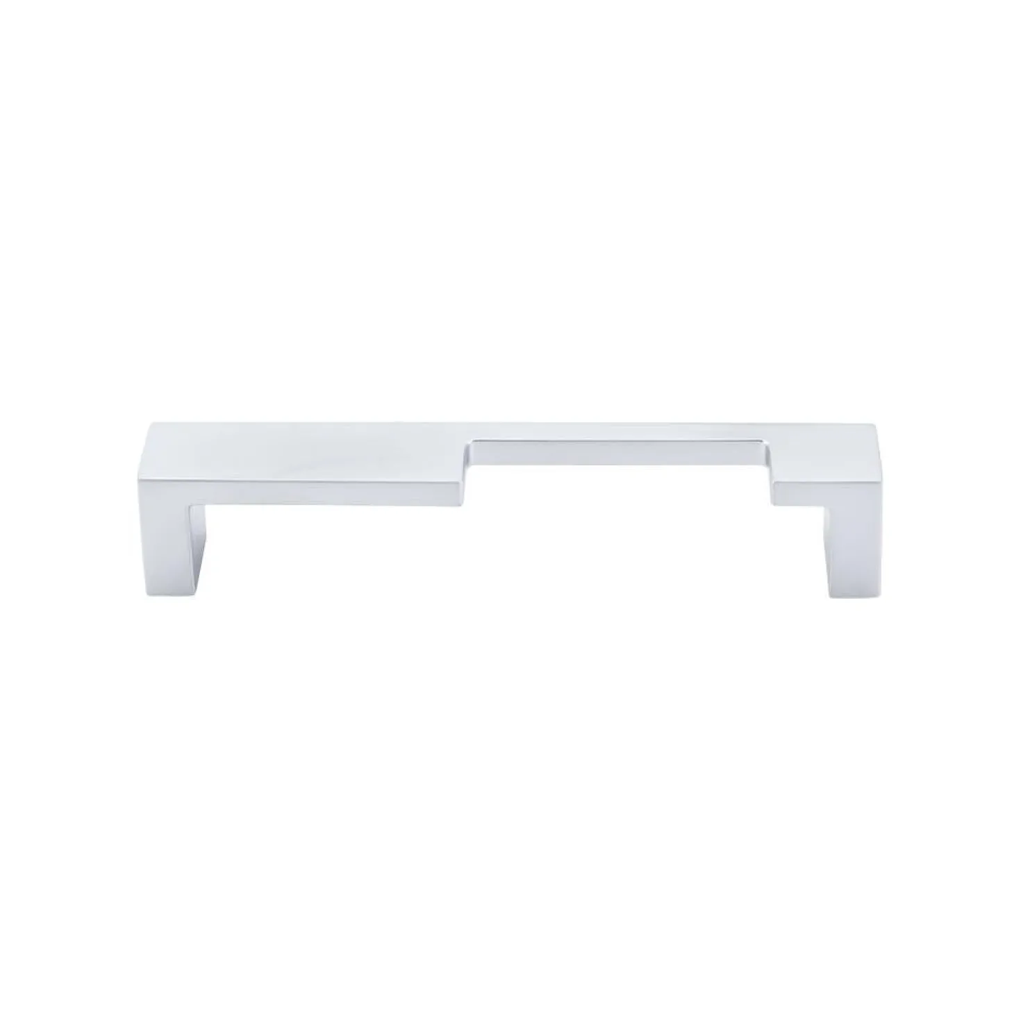 Top Knobs Modern Metro Notch Pull B in Aluminum