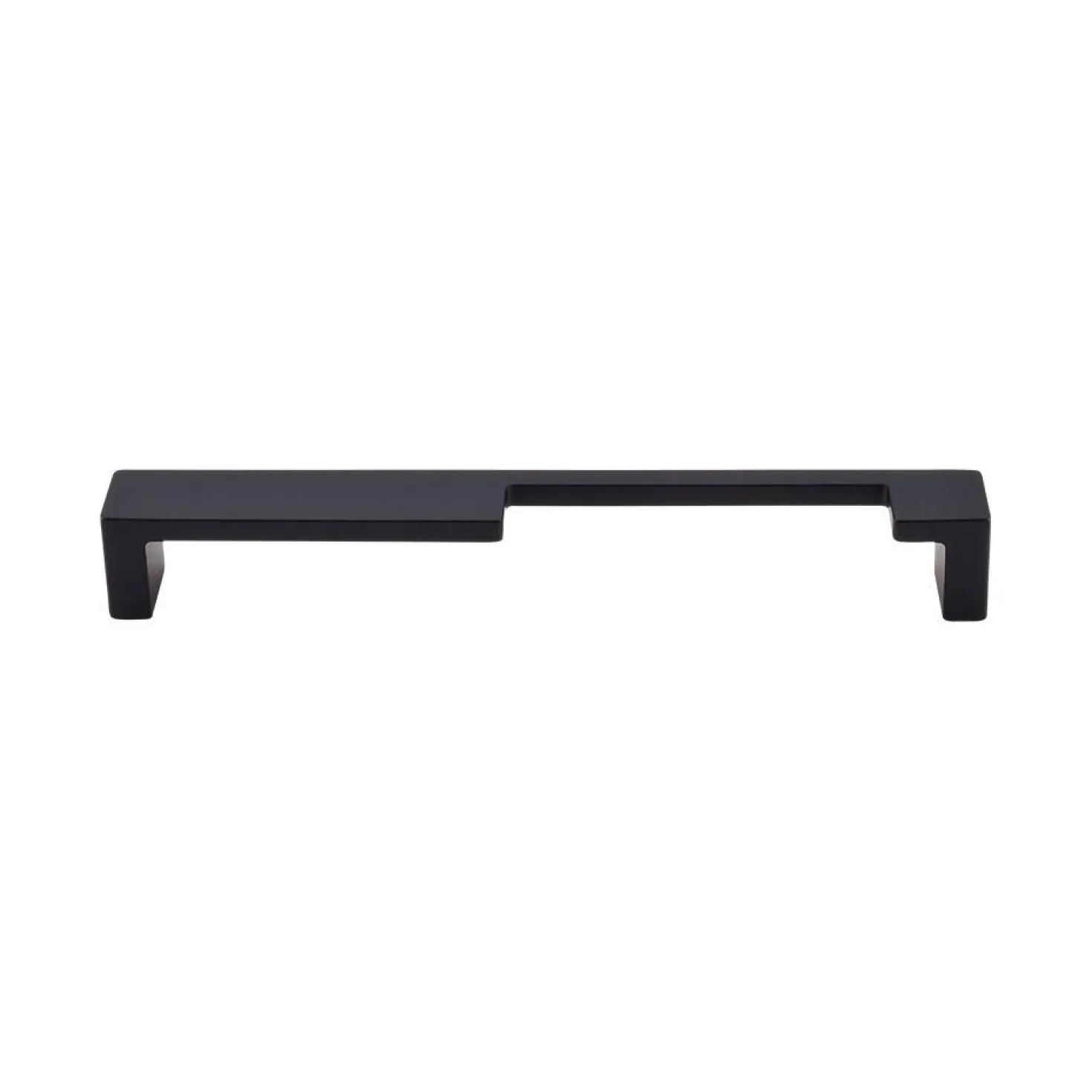 Top Knobs Modern Metro Notch Pull B in Aluminum
