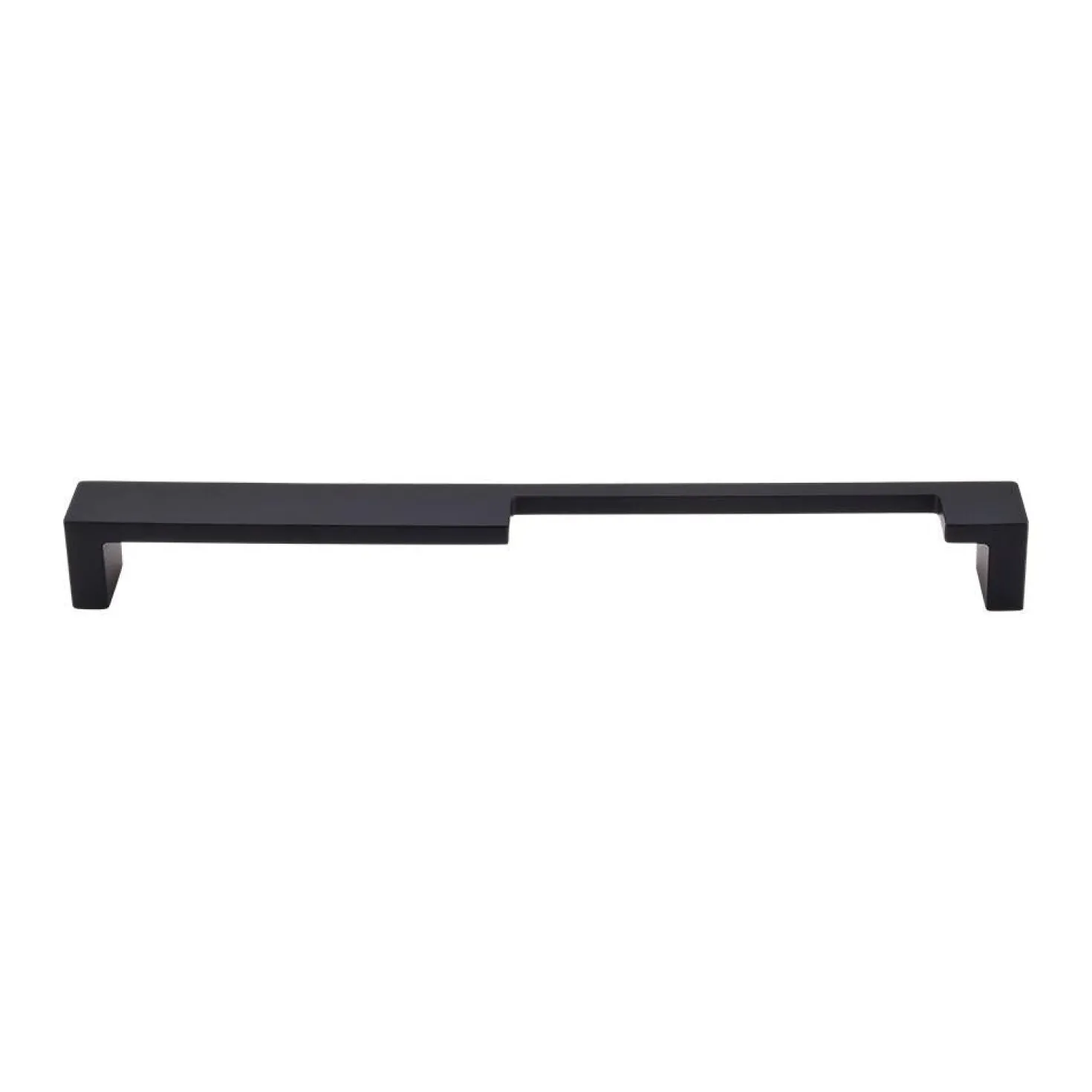 Top Knobs Modern Metro Notch Pull B in Aluminum