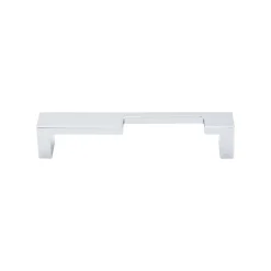 Top Knobs Modern Metro Notch Pull B in Aluminum