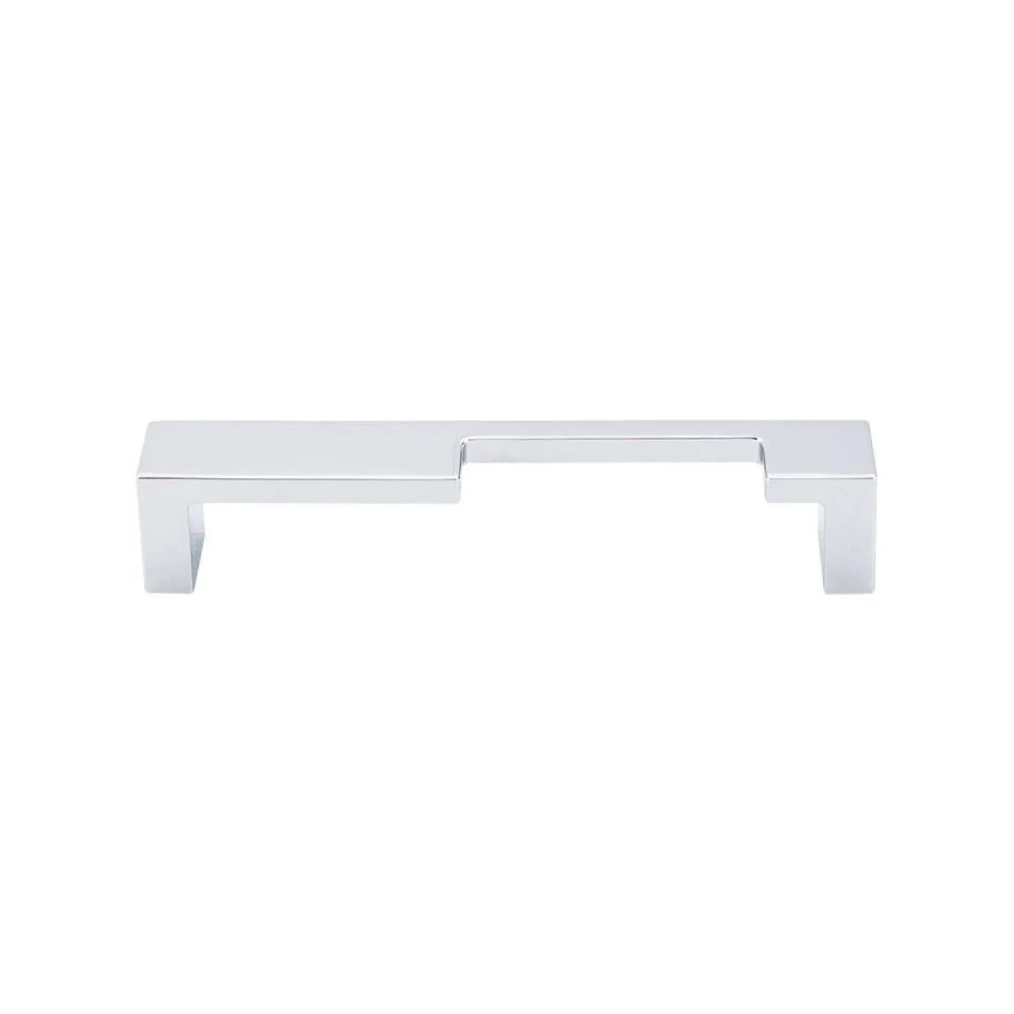 Top Knobs Modern Metro Notch Pull B in Aluminum
