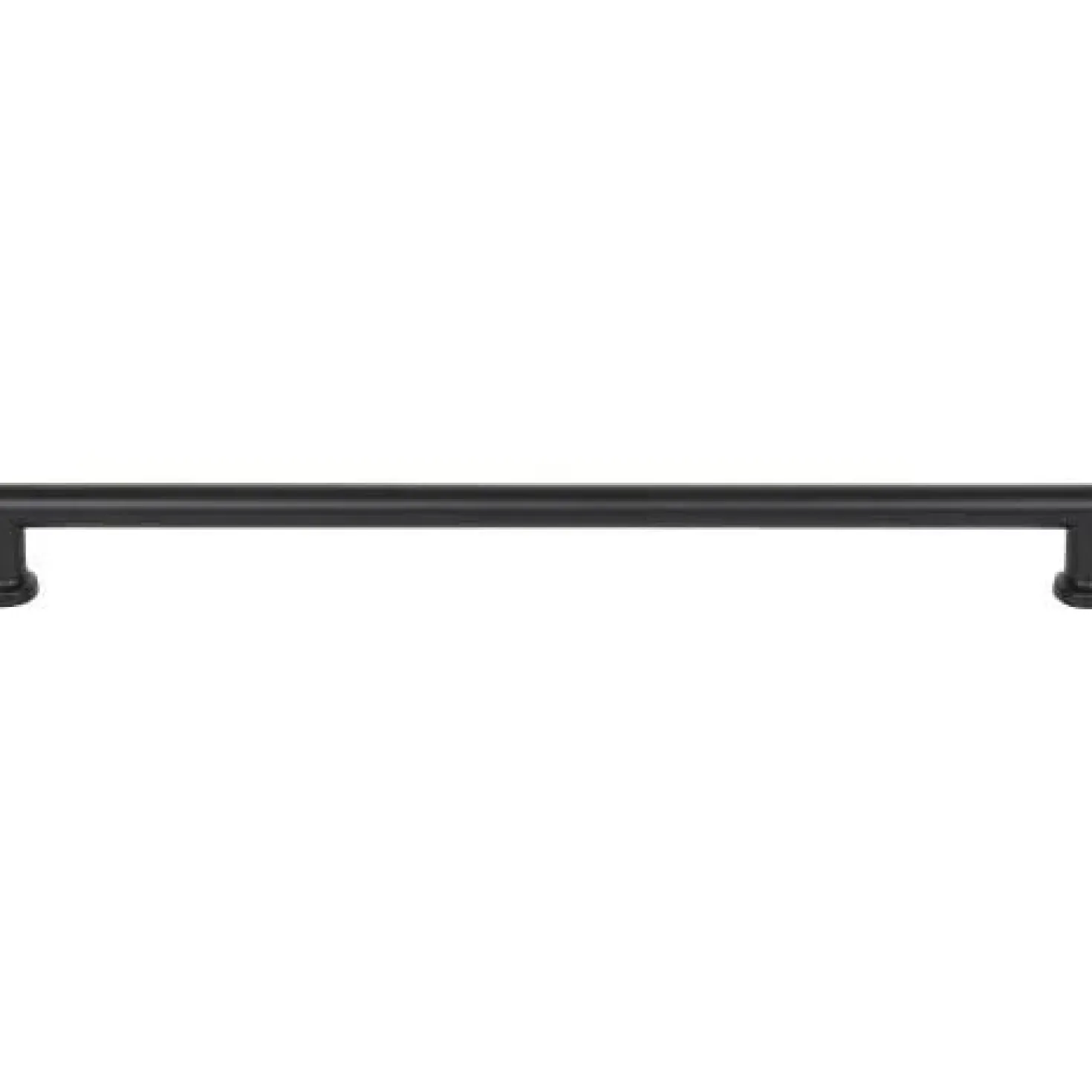 Top Knobs Morris Pull in Flat Black