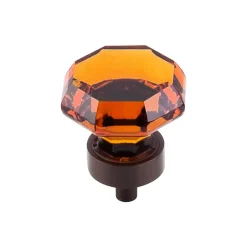 Top Knobs Octagon Crystal Knob