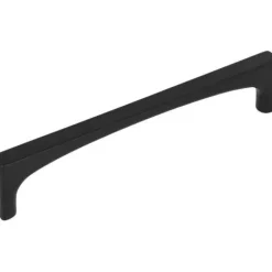 Top Knobs Riverside Pull in Flat Black