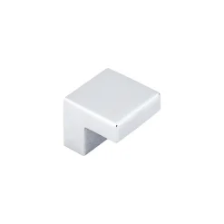 Top Knobs Square Knob in Flat Black