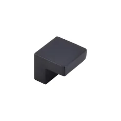 Top Knobs Square Knob in Flat Black