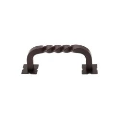 Top Knobs Square Twist D Pull with Backplates