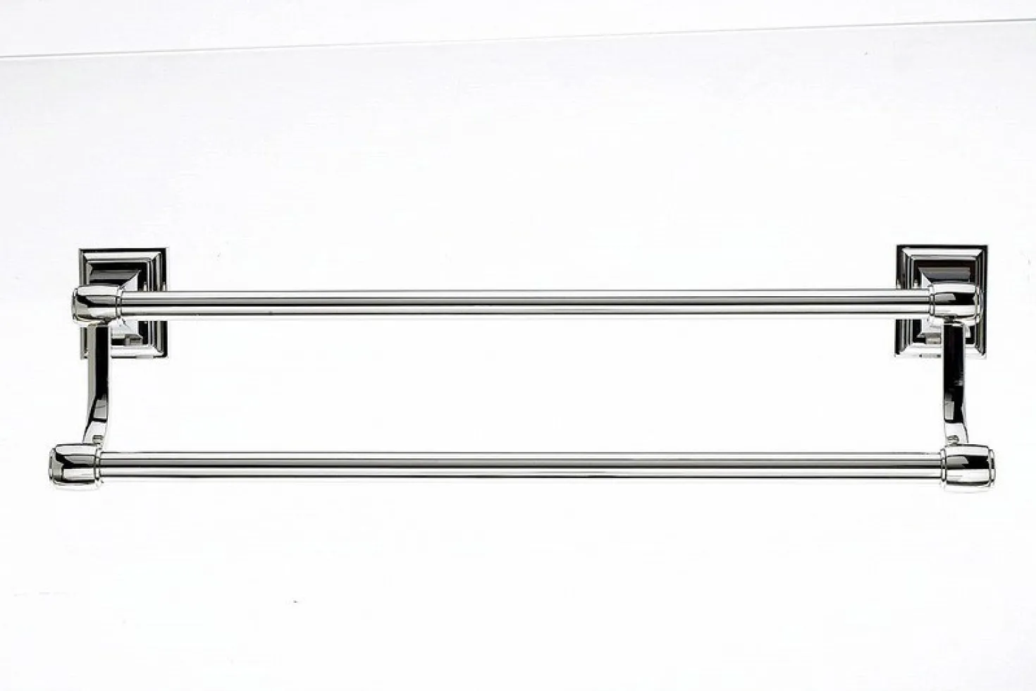 Topknobs STK7PN 18" Double Towel Bar in Polished Nickel