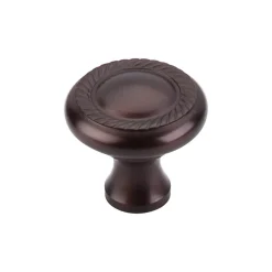 Top Knobs Swirl Cut Knob in Oil Rubbed Bronze