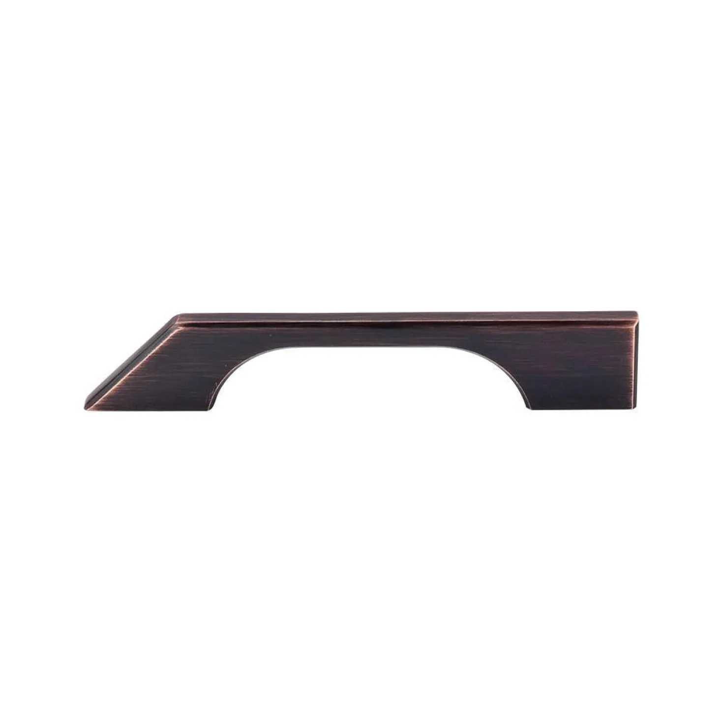 Top Knobs Tapered Bar Pull in Brushed Satin Nickel