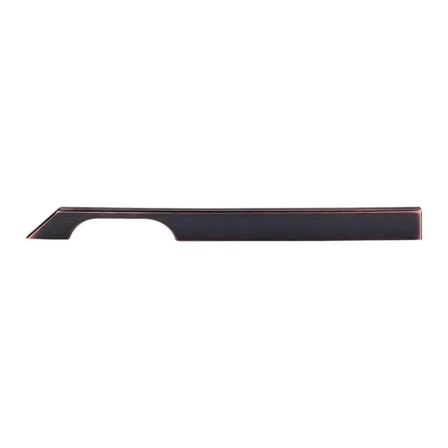 Top Knobs Tapered Bar Pull in Brushed Satin Nickel