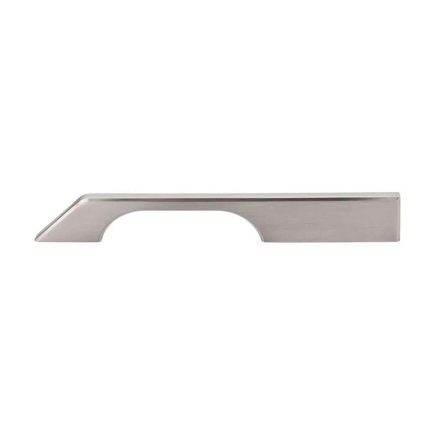Top Knobs Tapered Bar Pull in Brushed Satin Nickel