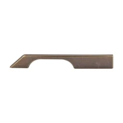 Top Knobs Tapered Bar Pull in Brushed Satin Nickel