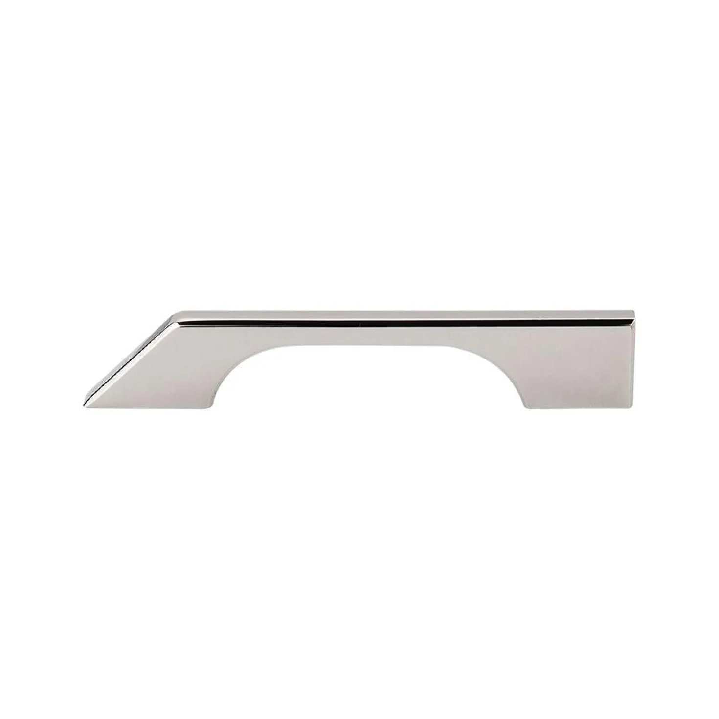 Top Knobs Tapered Bar Pull in Brushed Satin Nickel