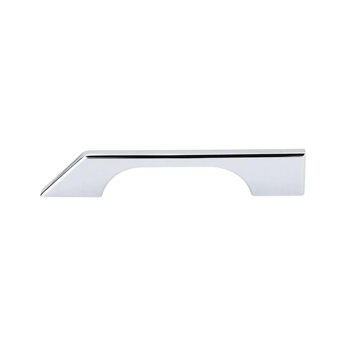 Top Knobs Tapered Bar Pull in Brushed Satin Nickel