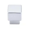 Top Knobs Tapered Medium Square Knob in Aluminum