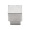 Top Knobs Tapered Medium Square Knob in Brushed Stainless Steel