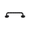 Top Knobs Thin Twist D Pull with Backplate
