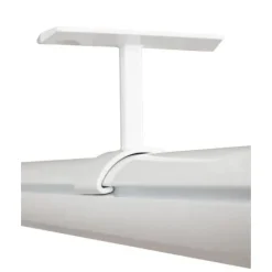 Top-Mounted Support for Lighted Closet Rod