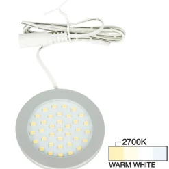 Ultra-Thin LED Puck Light for Cabinetry and Workspaces