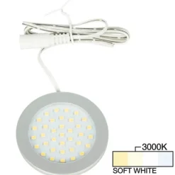 Ultra-Thin LED Puck Light for Cabinetry and Workspaces