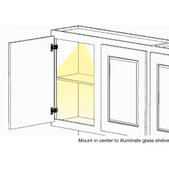 Ultra-Thin LED Puck Light for Cabinetry and Workspaces