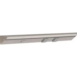Under Cabinet Power Strip with High-Output LED Light in Satin Nickel