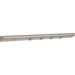 Under Cabinet Power Strip with High-Output LED Light in Satin Nickel