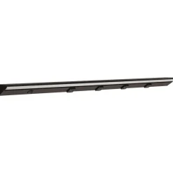 Under Cabinet Power Strip with High-Output LED Light in Black