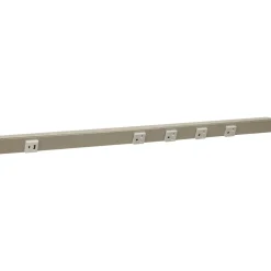 Under Cabinet Power Strip with USB Port & Outlets | Satin Nickel Finish