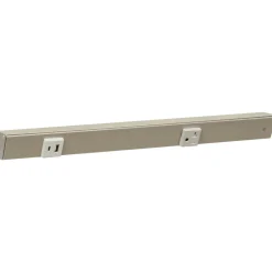 Under Cabinet Power Strip with USB Port & Outlets | Satin Nickel Finish