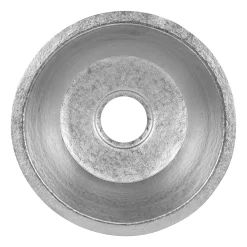 16" Undermount Round Terra Firma Thick Nickel Plated Prep Sink