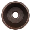 16" Undermount Round Terra Firma Thick Copper Prep Sink