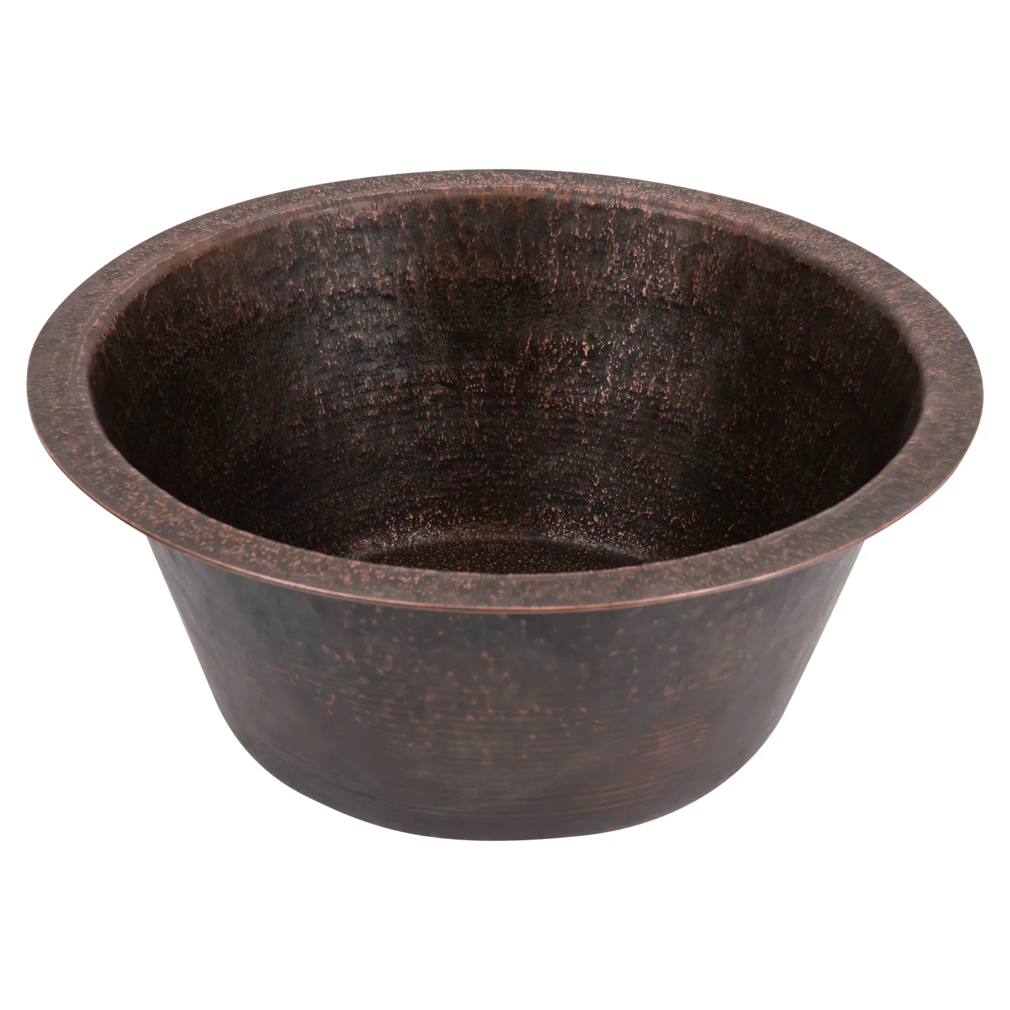 16" Undermount Round Terra Firma Thick Copper Prep Sink