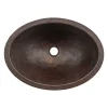 Undermount 19" x 14" Terra Firma 10 Gauge Thick Copper Bathroom Sink