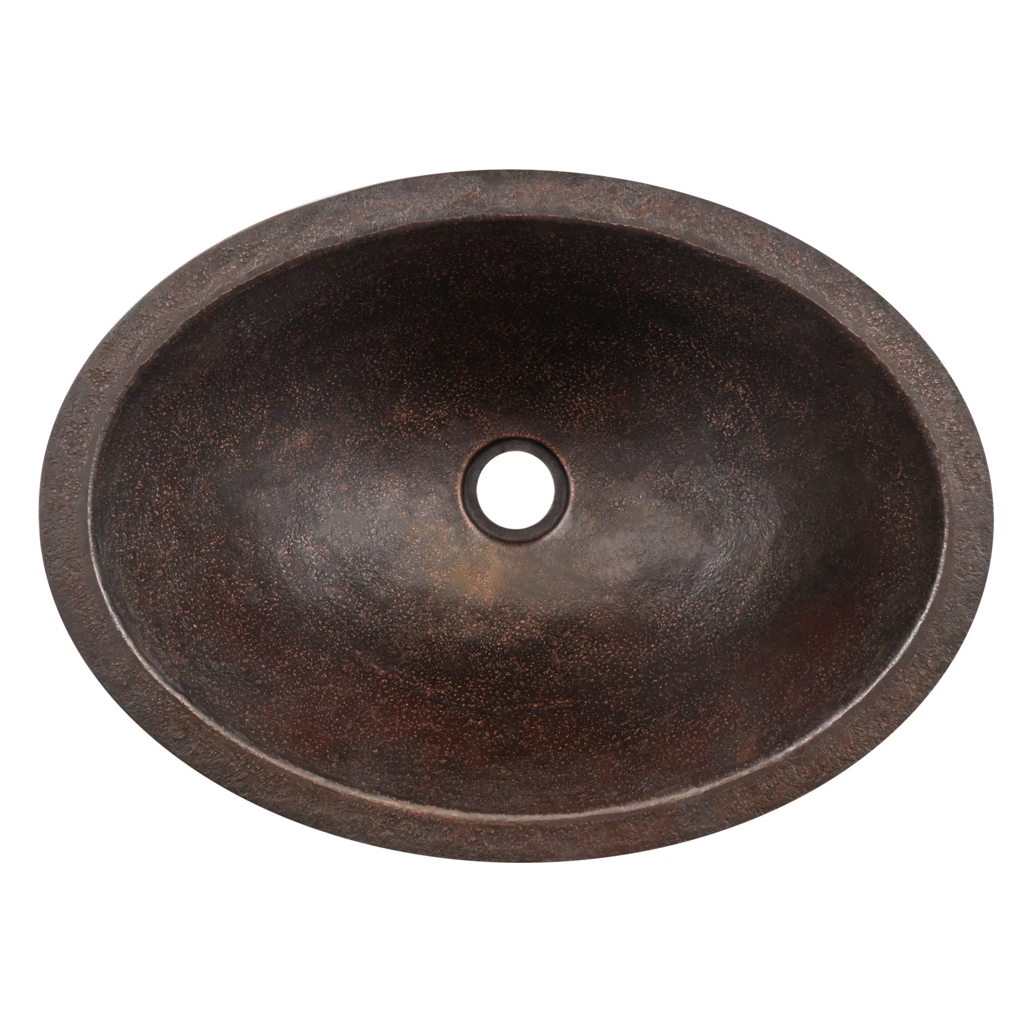 Undermount 19" x 14" Terra Firma 10 Gauge Thick Copper Bathroom Sink
