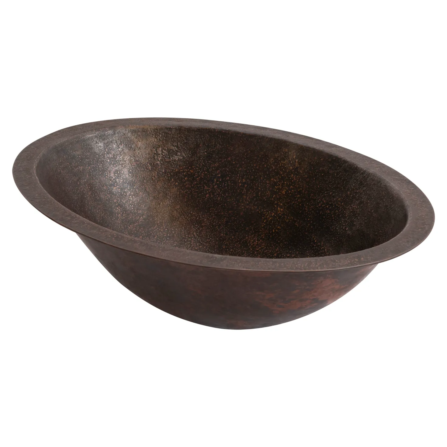 Undermount 19" x 14" Terra Firma 10 Gauge Thick Copper Bathroom Sink