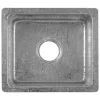 Undermount 16" x 14" Terra Firma Thick Nickel Plated Prep Sink