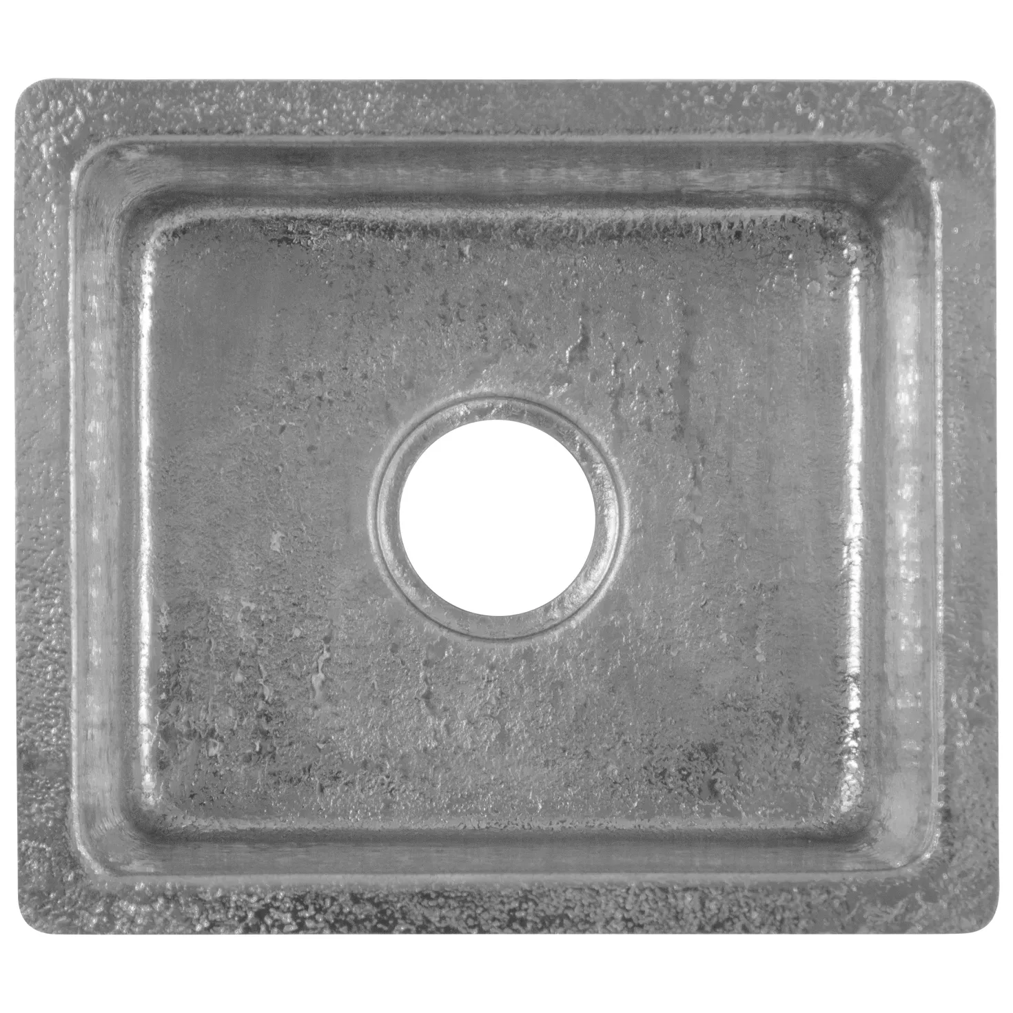 Undermount 16" x 14" Terra Firma Thick Nickel Plated Prep Sink