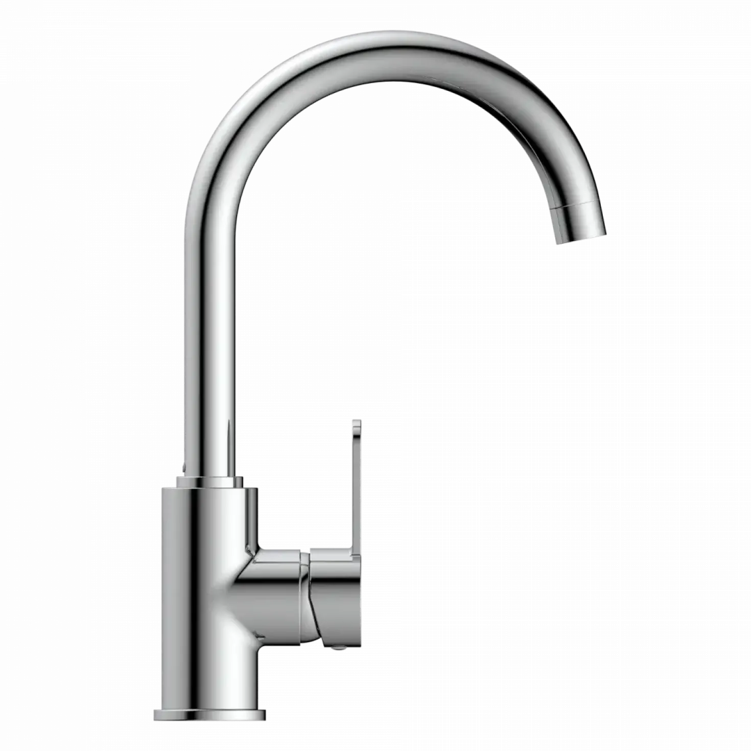 Wasserwerk Curved Bar Faucet in Chrome