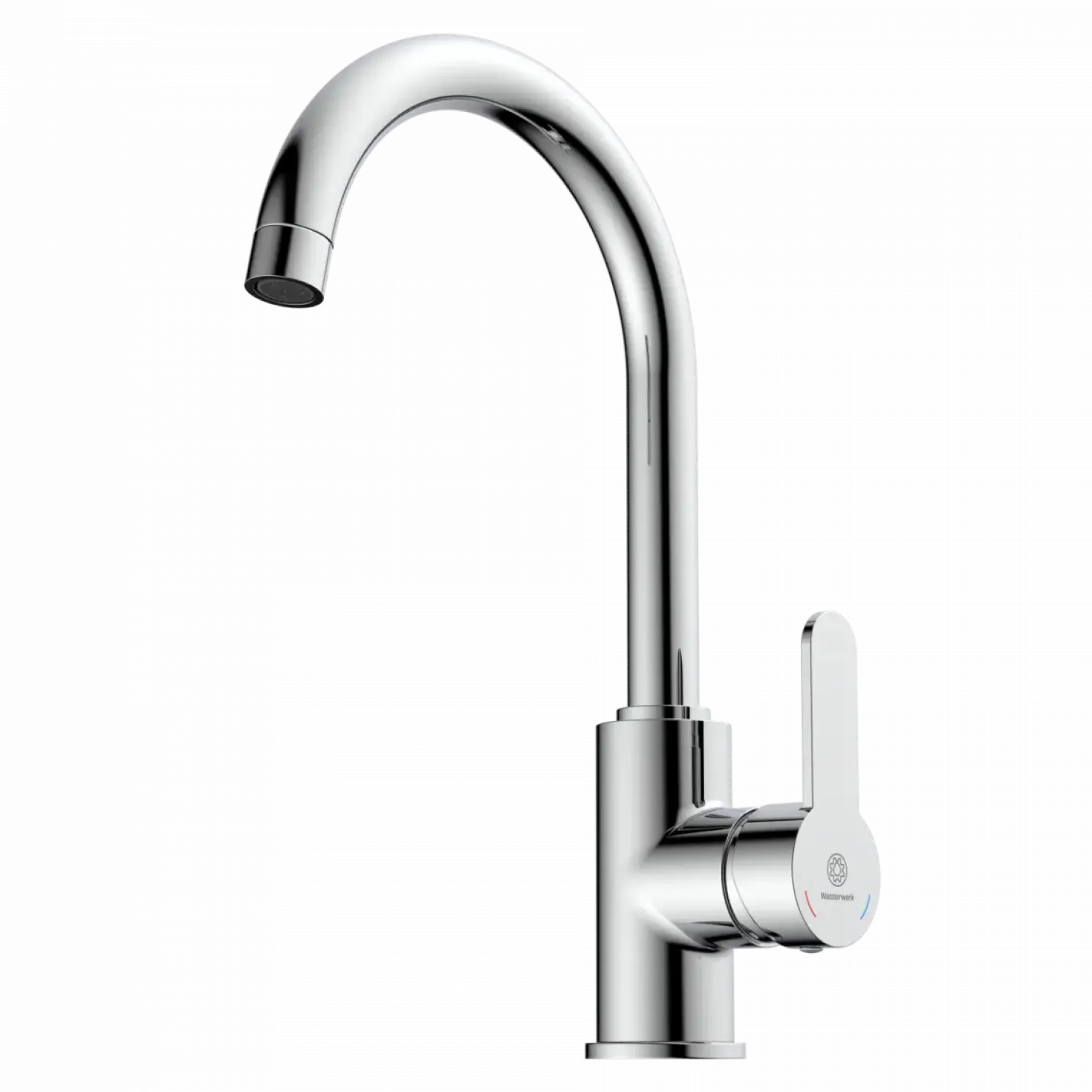 Wasserwerk Curved Bar Faucet in Chrome