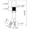 Wasserwerk Dishwasher Air Gap in Matte Graphite