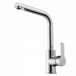 Wasserwerk Felis Single Hole Straight Kitchen Faucet in Chrome