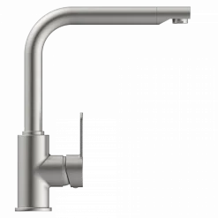 Wasserwerk Felis Single Hole Straight Kitchen Faucet in Brushed Nickel