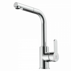 Wasserwerk Kitchen Faucet with Pull-Out Straight Spout in Chrome